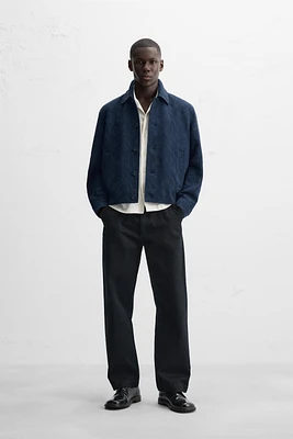 GEOMETRIC JACQUARD JACKET