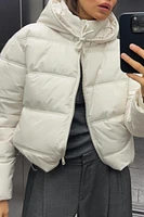 WATER AND WIND PROTECTION SHORT QUILTED ANORAK