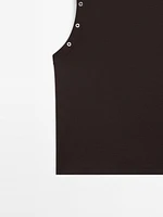Crop top œillets