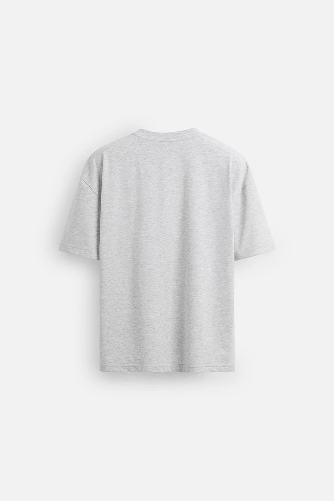 WASHED PRINT T-SHIRT