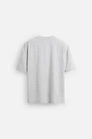 WASHED PRINT T-SHIRT