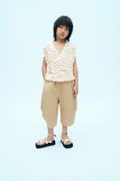 TEXTURED WRAP VEST X FANGLU LIN