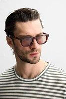 STRIPED LINEN BLEND T-SHIRT