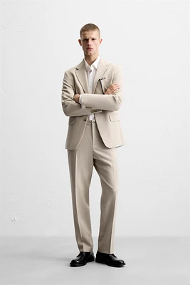 SLIM FIT SUIT PANTS