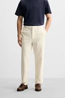 TERRY TEXTURED PANTS