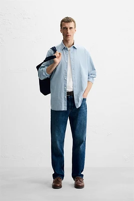 CHAMBRAY TEXTURED SHIRT