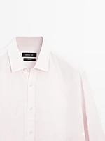 100% linen regular fit shirt