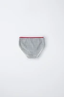 2-6 ANS/ LOT DE TROIS CULOTTES CŒURS