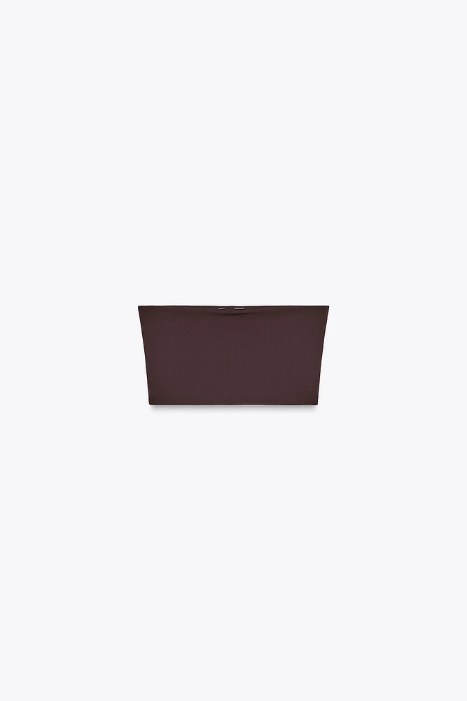 POLYAMIDE BANDEAU TOP