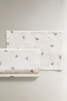 ENSEMBLE DE DRAPS MINI-LIT BÉBÉ PETIT CANARD
