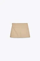 SPLIT SKIRT WITH BUTTONS