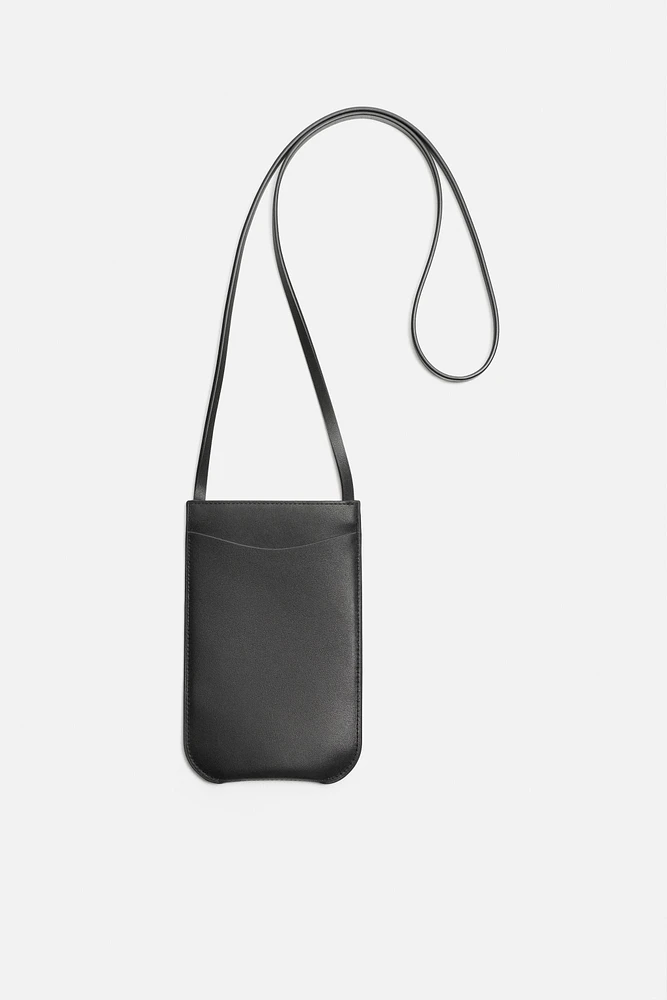 LEATHER CROSSBODY BAG