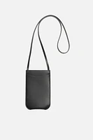 LEATHER CROSSBODY BAG