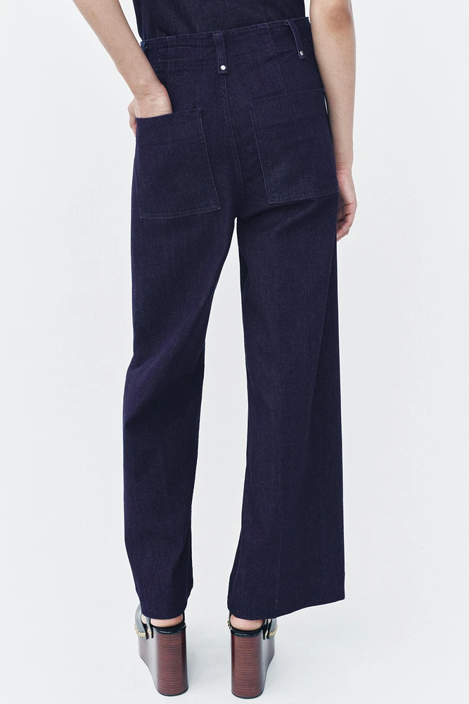 ZW COLLECTION HIGH WAIST WIDE LEG JEANS