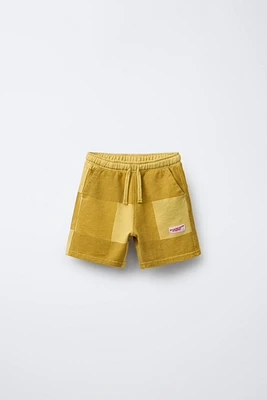 PLAID PLUSH SHORTS