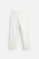 HERRINGBONE STRAIGHT FIT JEANS