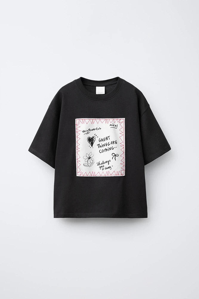 TEXT PATCHES T-SHIRT