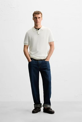 POLO EN MAILLE MÉLANGE VISCOSE