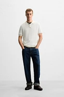 POLO EN MAILLE MÉLANGE VISCOSE