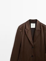 Manteau long satiné - Studio