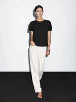 100% cotton short-sleeve T-shirt