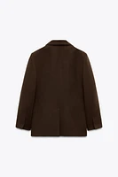 ZW COLLECTION 100% WOOL OVERSIZED BLAZER