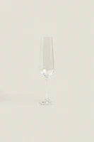 VERRE FLÛTE LISSE BOHEMIA CRYSTAL