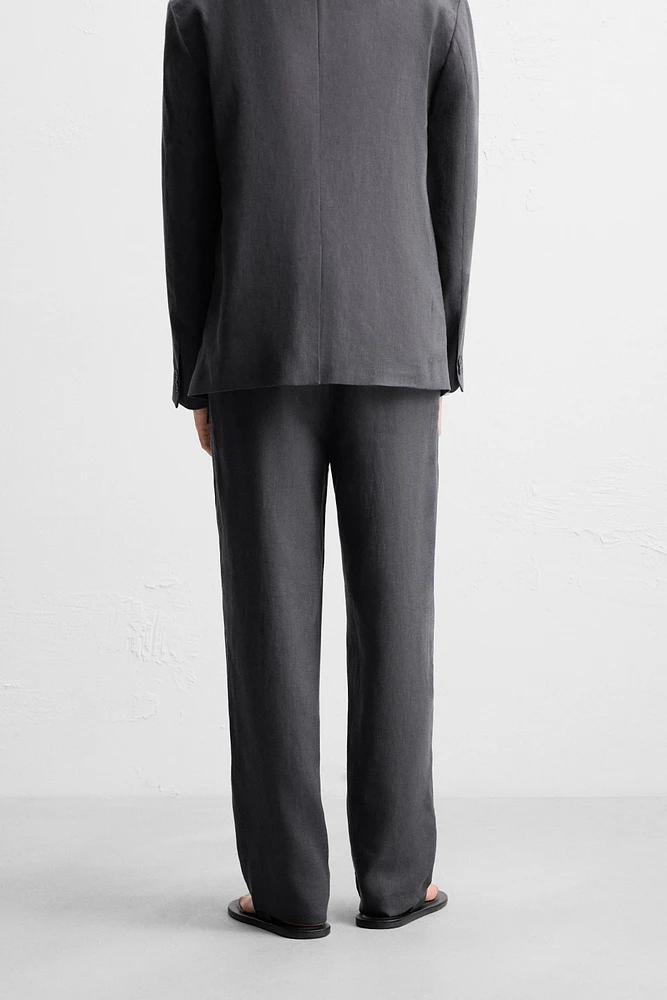 100% LINEN SUIT PANTS