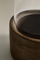 LANTERNE VERRE RECYCLABLE ET CÉRAMIQUE