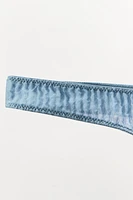 100% SILK WRINKLED EFFECT THONG LIMITED EDITION