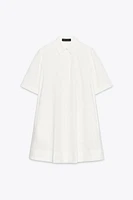 ZW COLLECTION POPLIN SHORT DRESS