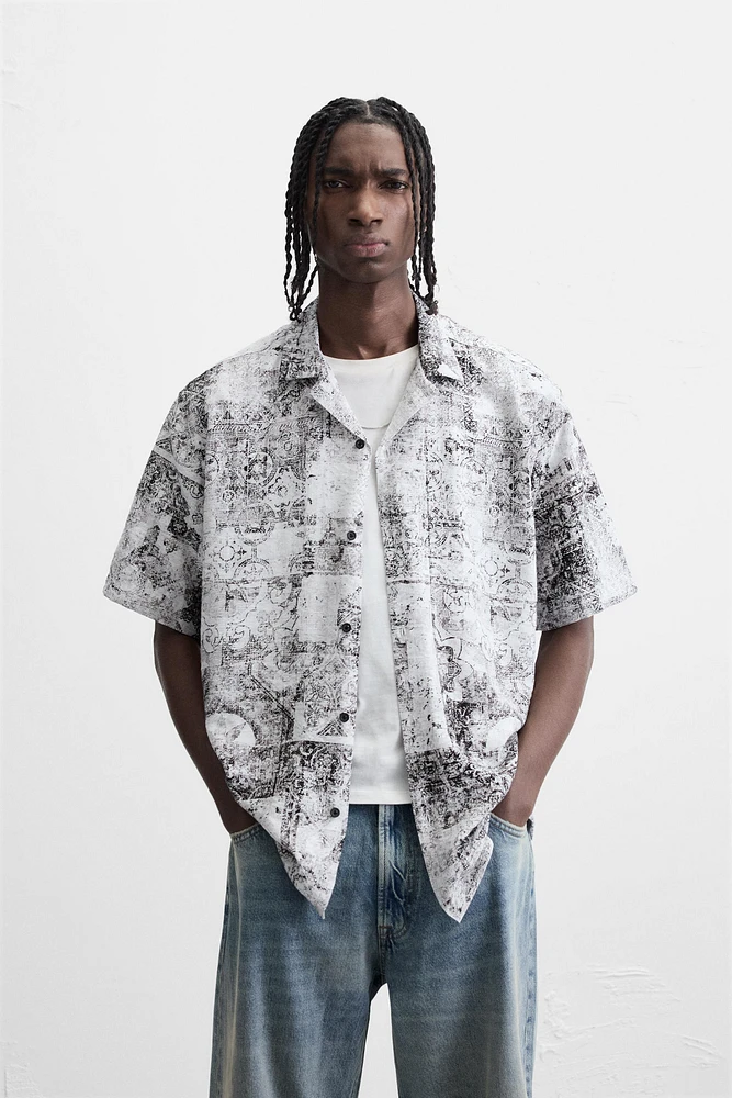 ABSTRACT PRINT SHIRT
