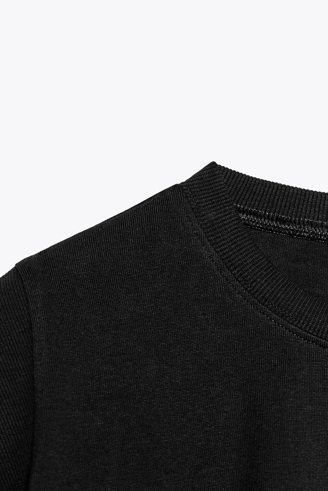 WASHED EFFECT SLEEVELESS T-SHIRT