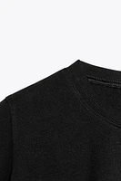 WASHED EFFECT SLEEVELESS T-SHIRT