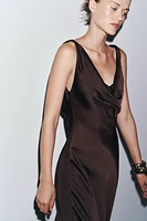 ROBE LONGUE SATINÉE ZW COLLECTION