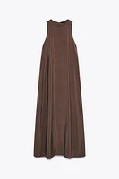 ROBE MI-LONGUE FLUIDE À VOLUME