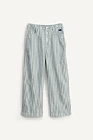 LIMITED EDITION LINEN STRIPED PANTS