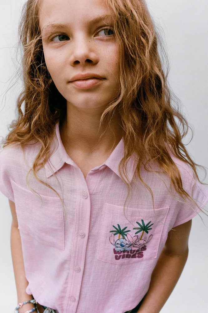 LILO & STITCH © DISNEY TIE-FRONT SHIRT