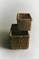 RECTANGULAR SEAGRASS BASKET