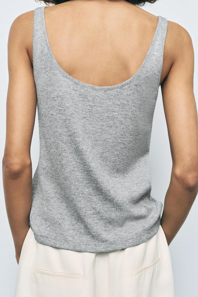 MINI RIBBED TOP