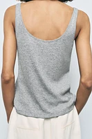 MINI RIBBED TOP