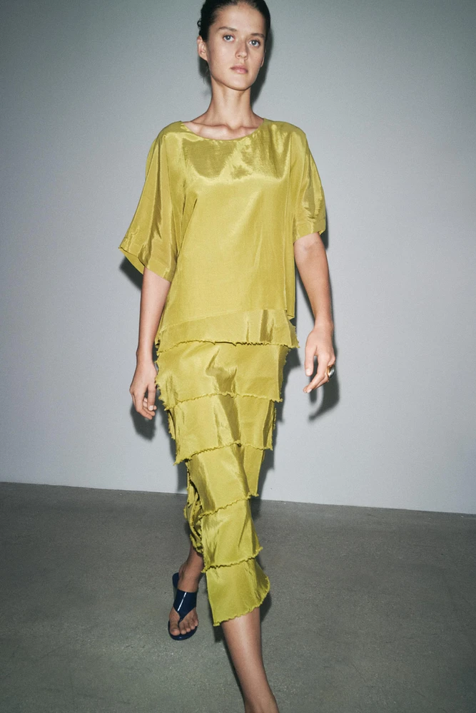 RUFFLED DRESS ZW COLLECTION