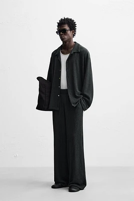 TEXTURED JACQUARD PANTS