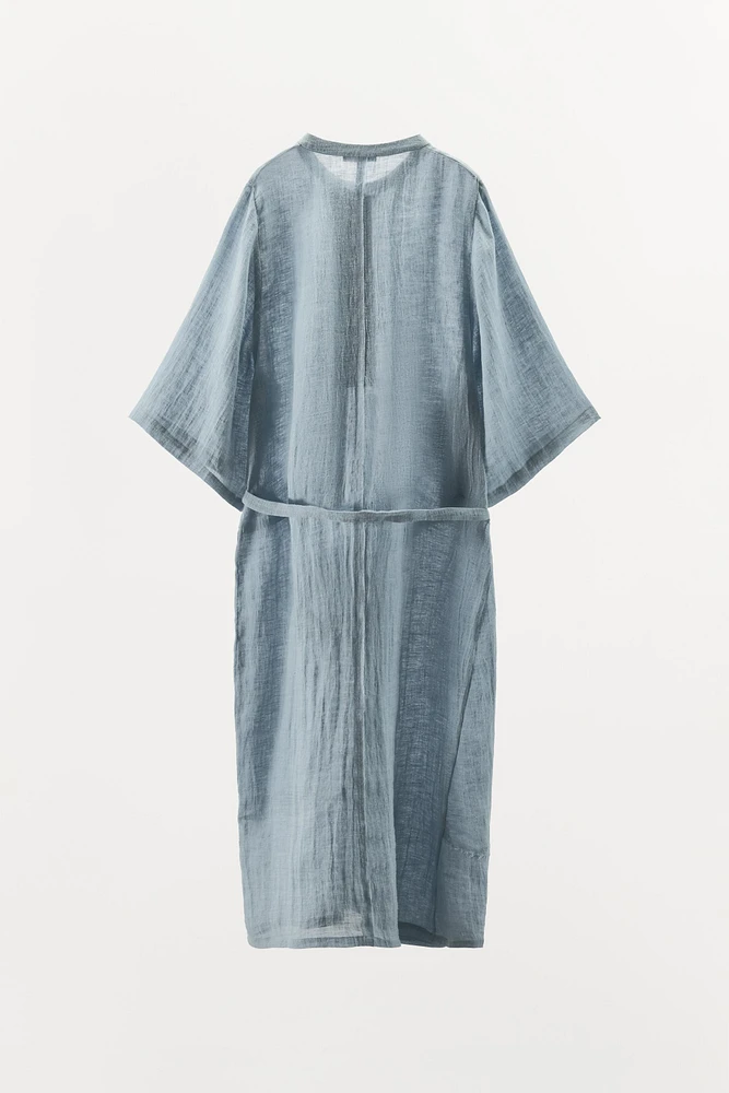LIMITED EDITION LINEN SHIRT DRESS