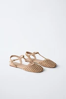 CHAUSSURES OUVERTES À L'ARRIÈRE TRESSÉES
