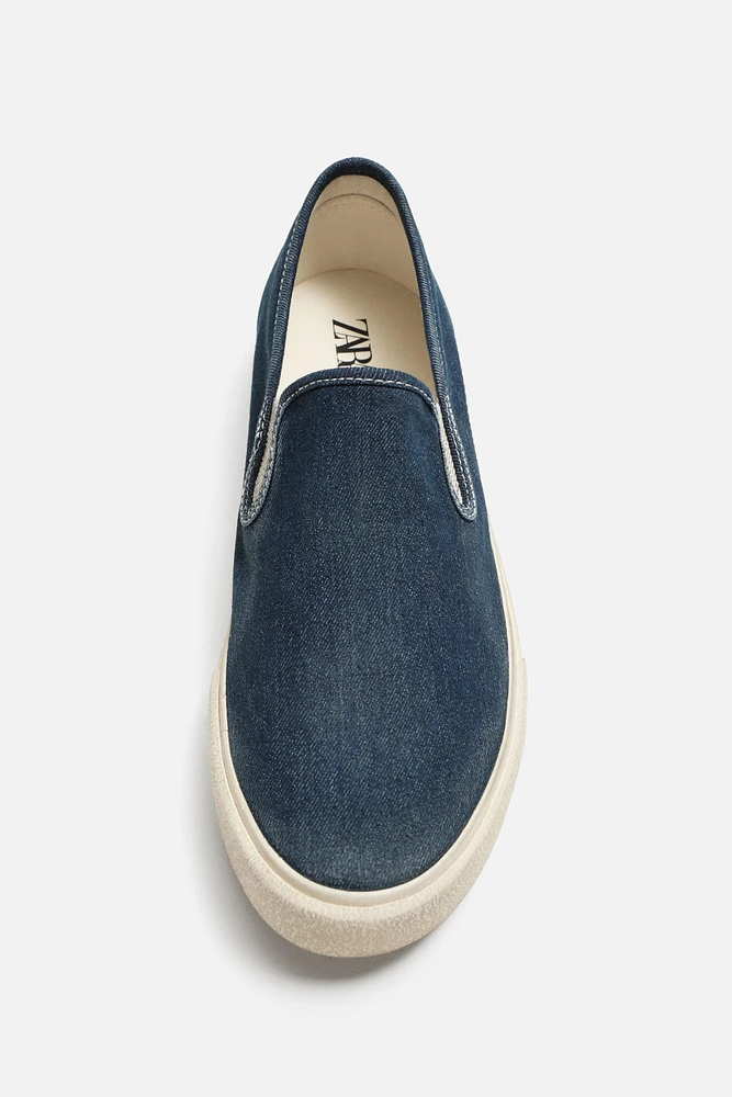 CHAUSSURES DENIM SANS LACETS