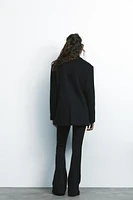VESTE OVERSIZE EN MOLLETON