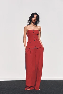 PANTALON À DOUBLE PLI