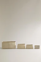 SQUARE BASKET WITH LINE