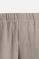 PANTALON RELAXED FIT STRUCTURÉ À CARREAUX
